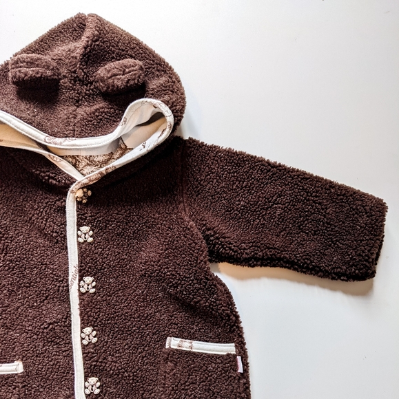 Vintage Infant Sherpa Bear One Piece - Picture 2 of 5